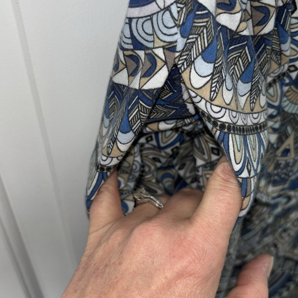 Aventura Celia halter sleeveless dress organic eco mosaic L - Picture 6 of 14